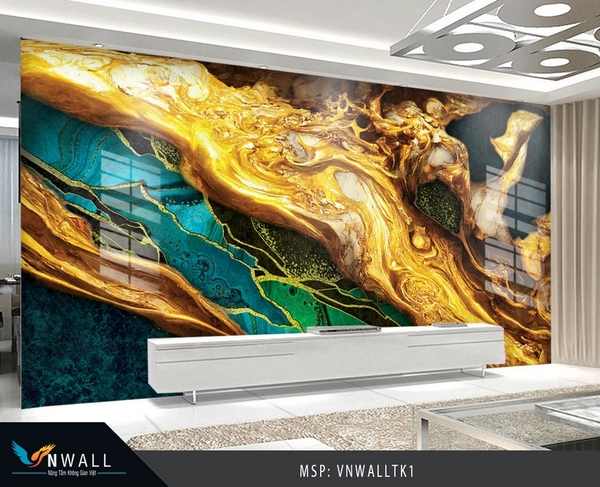 Tranh vân đá tráng gương - Công Ty Cổ Phần Vnwall Luxury